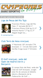 Mobile Screenshot of campeonesaranjuez.com