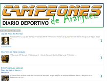 Tablet Screenshot of campeonesaranjuez.com